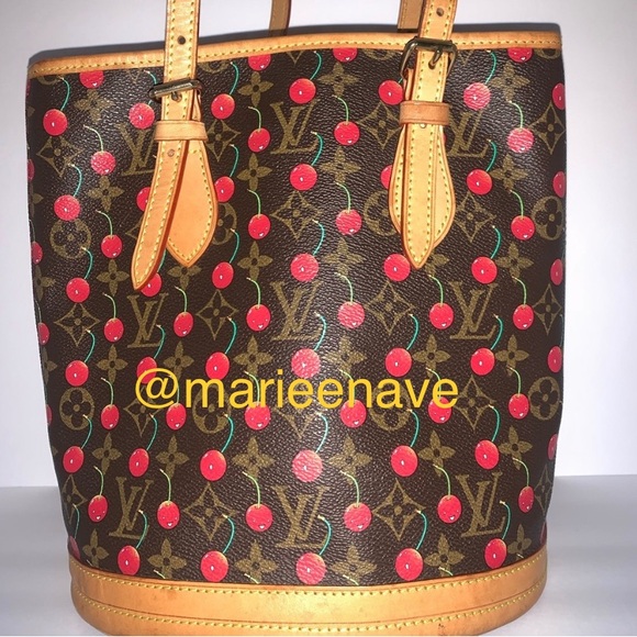 Murakami Louis Vuitton  LV 🍒Cerises Colab - with Takashi Murakami - Rare- FIRM - Picture 9 of 13